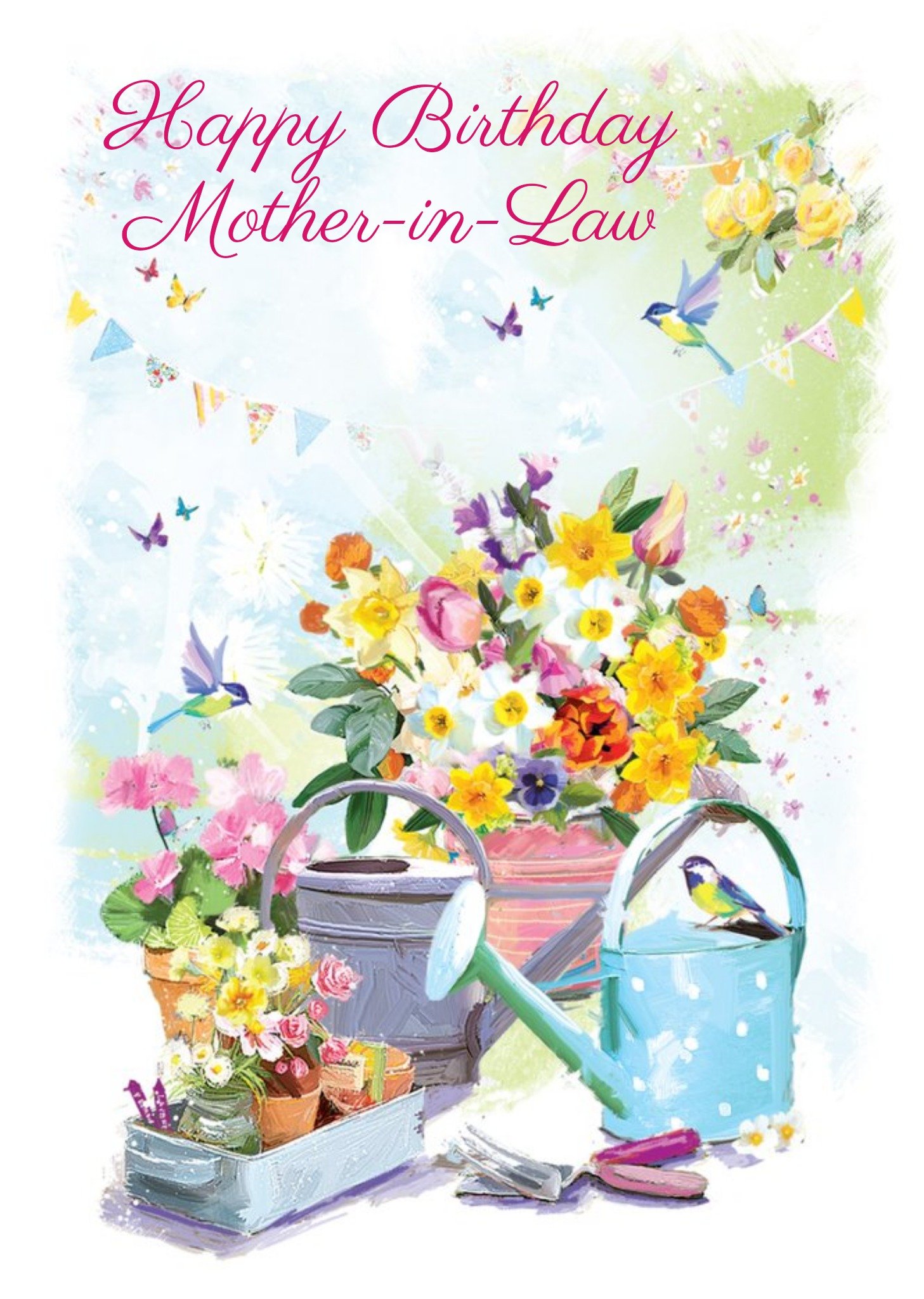 Ling Design Floral Gardening Birthday Card For Mother In Law Ecard