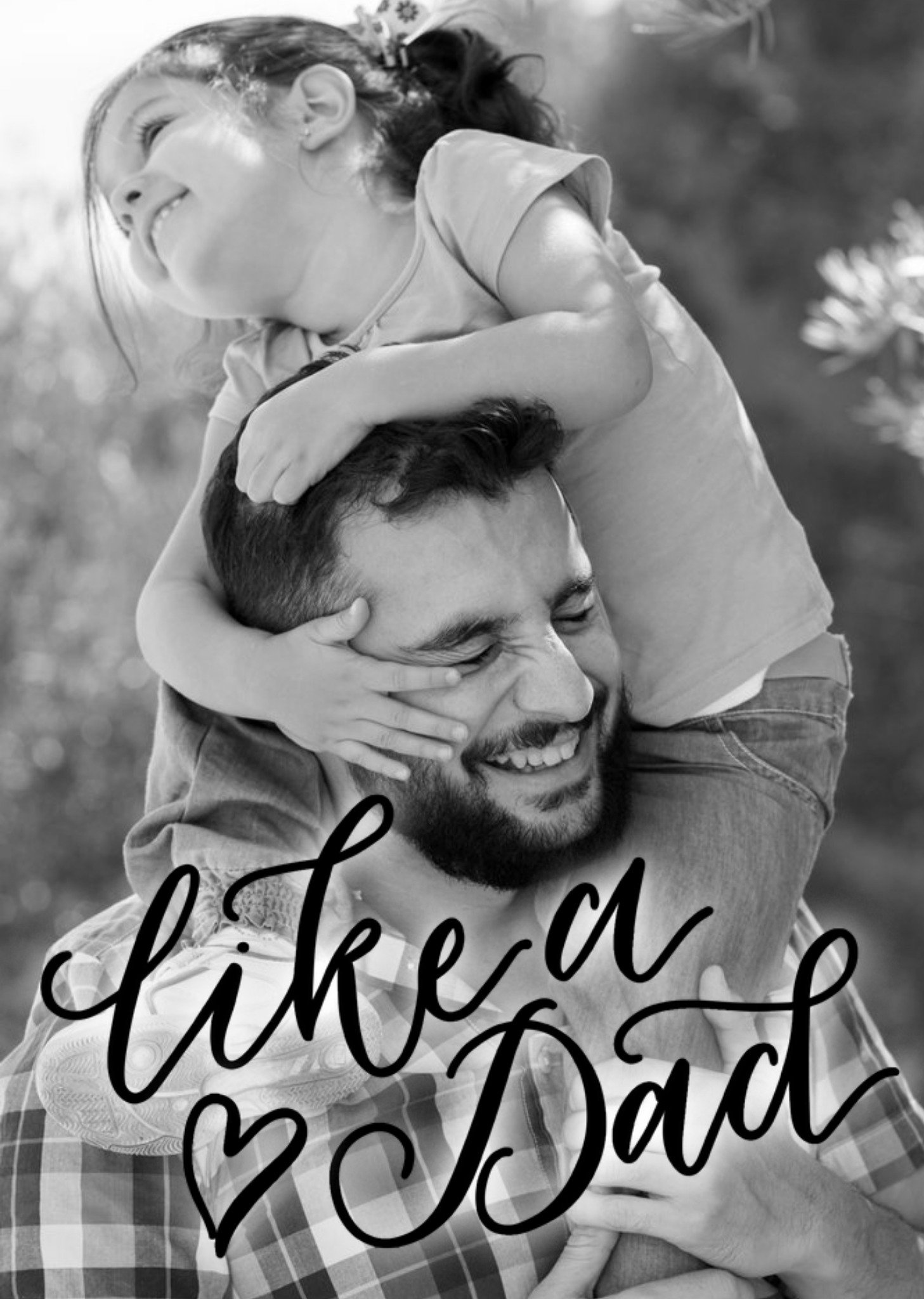 Like A Dad Fathers Day Photo Card Ecard