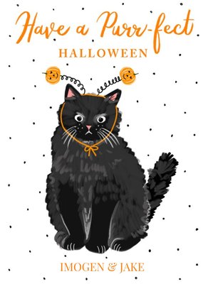 Boo To You Purr-fect Halloween Card