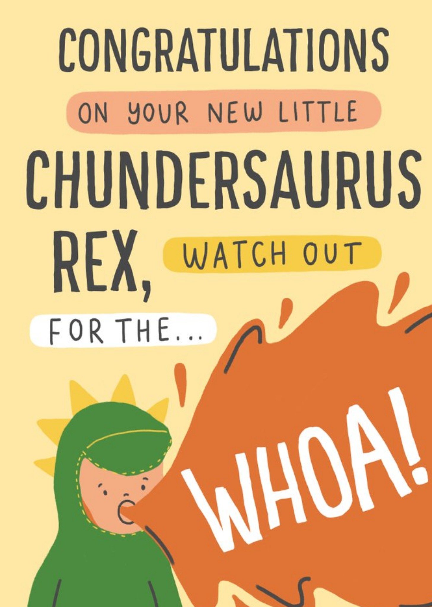 Heinz Chundersaurus New Baby Card Ecard