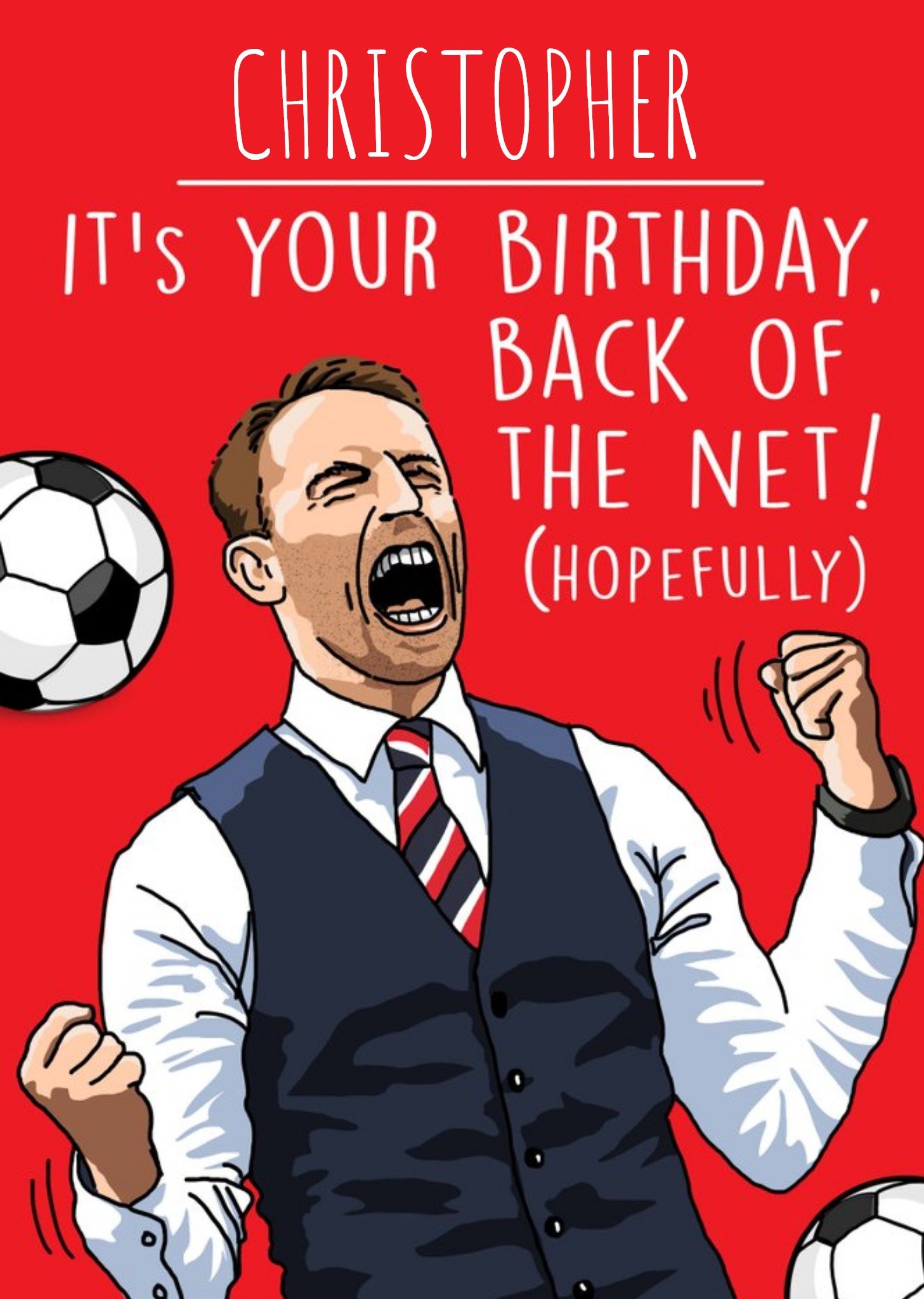 It's Your Birthday, Back Of The Net Card Ecard