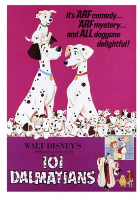Disney Classic 101 Dalmatians Personalised Happy Birthday Card