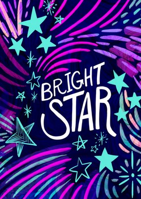 Bright Star Vibrant Star Card