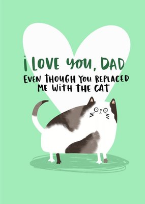 Lucy Maggie I love You Dad Funny Father's Day Card
