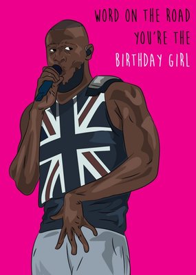 Anoela Rapper You're The Birthday Girl Card