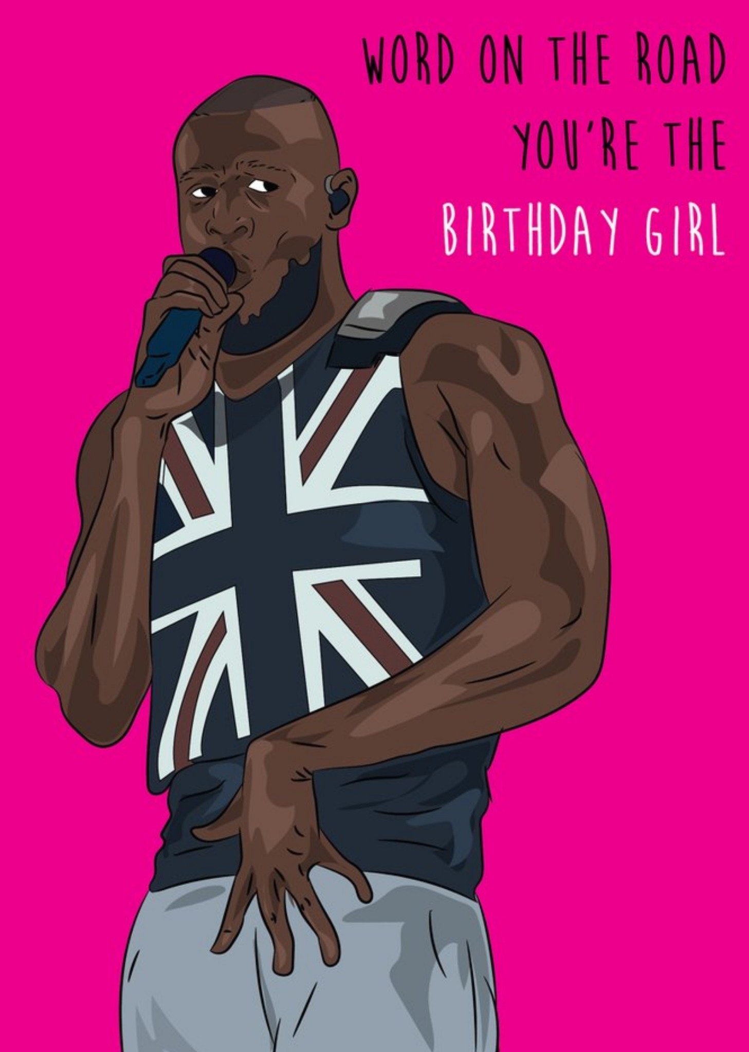 Other Anoela Rapper You're The Birthday Girl Card