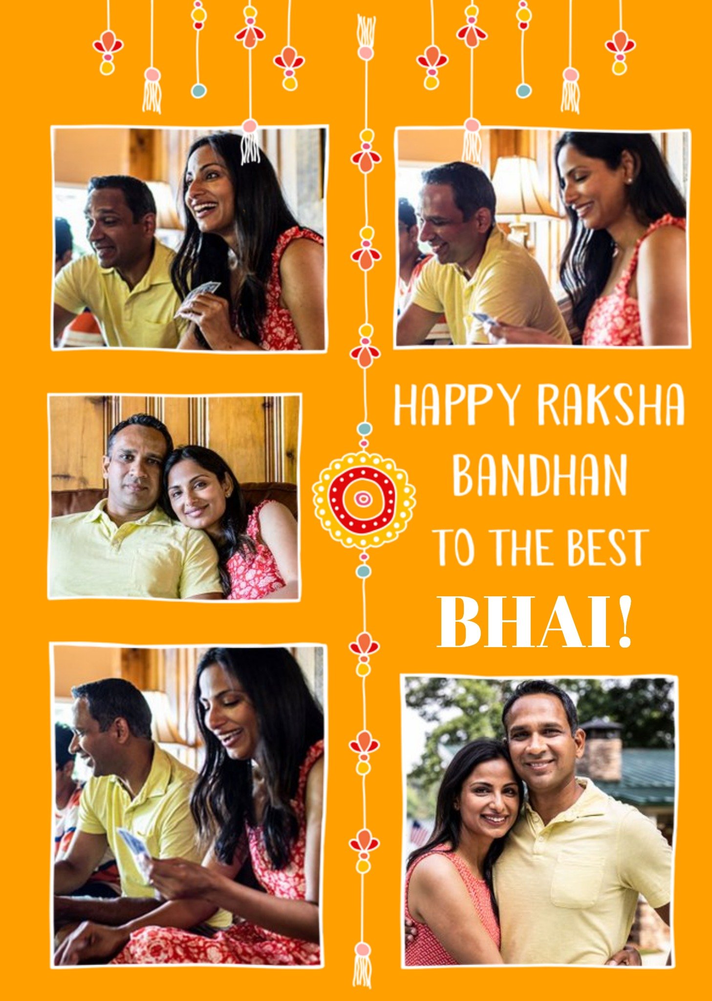 Pink City Raksha Bandhan Photo Upload Brother Bhai Card Ecard