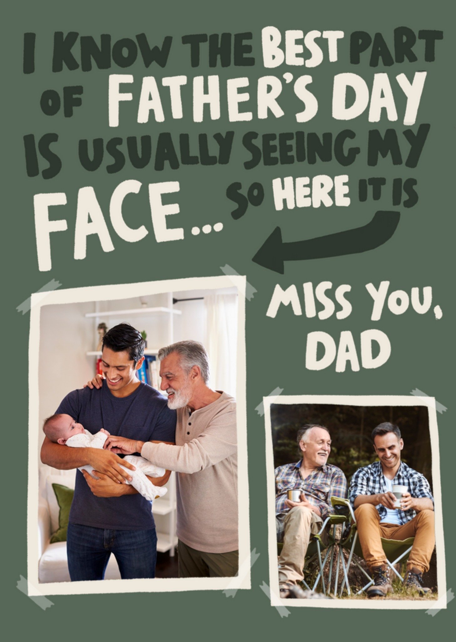 Moonpig I Know The Best Part Of Fathers Day Is Usally Seeing My Face Card Ecard