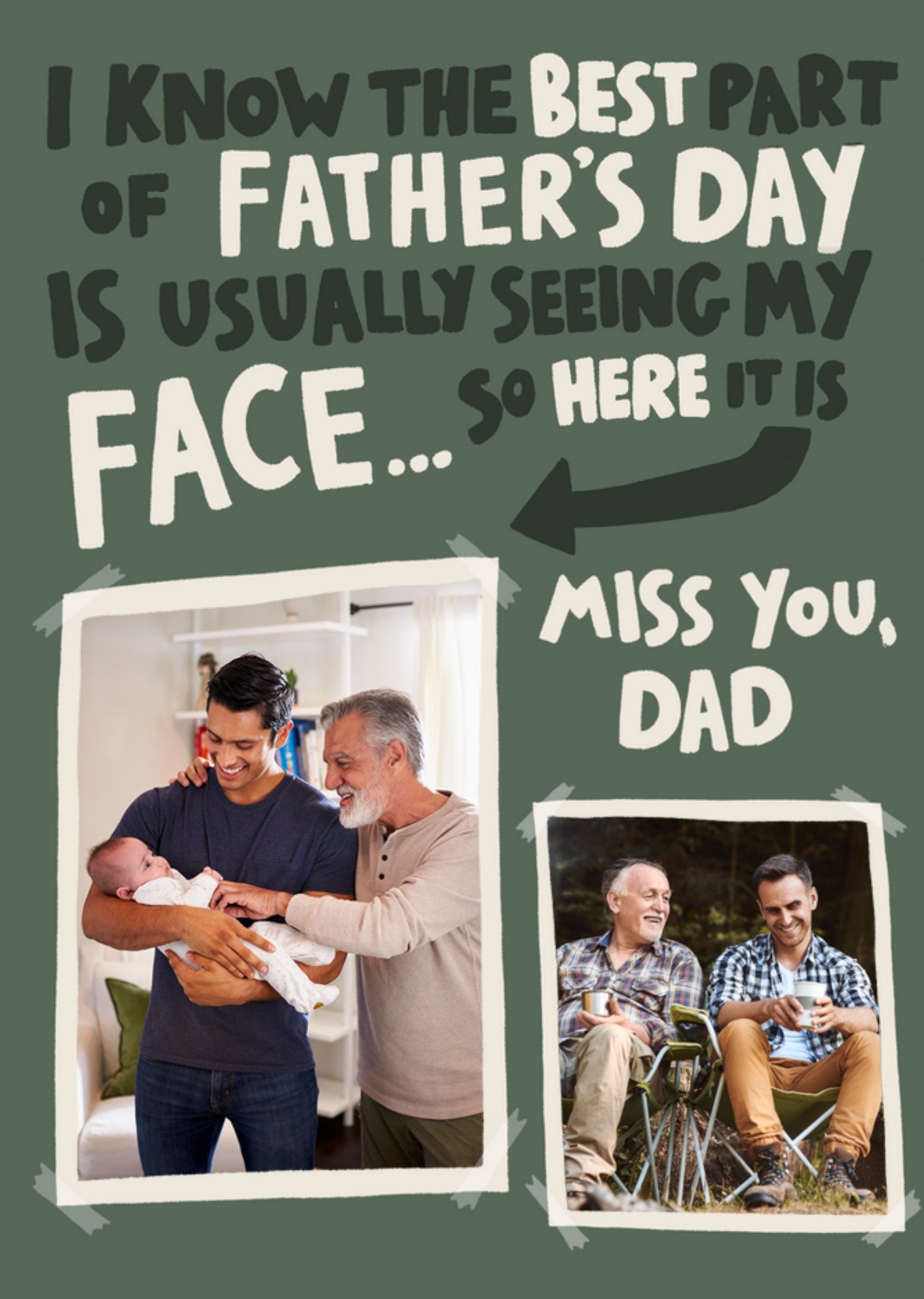 I Know The Best Part Of Fathers Day Is Usally Seeing My Face Card Ecard