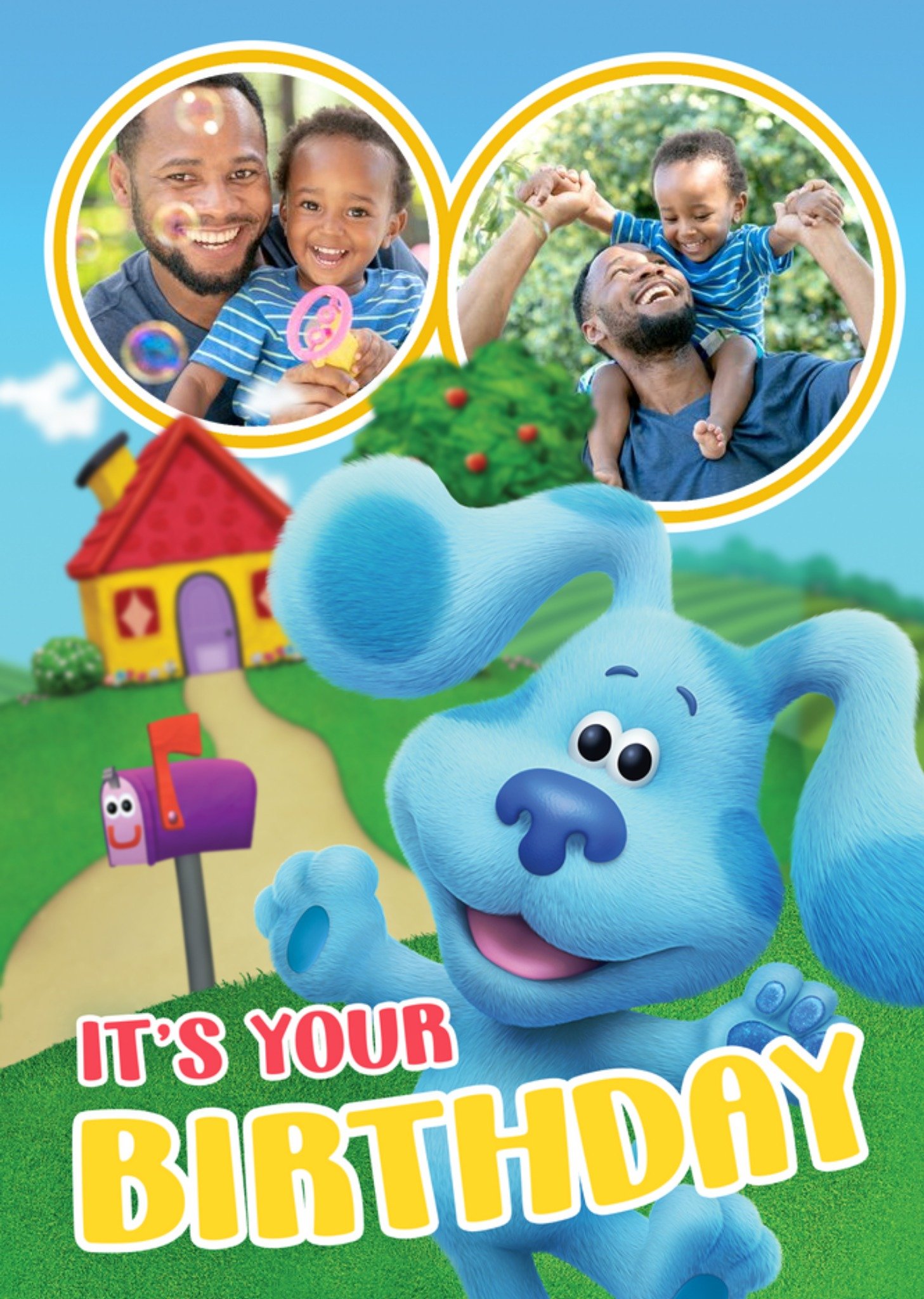 Nickelodeon Blue's Clues It's Your Birthday Photo Upload Card