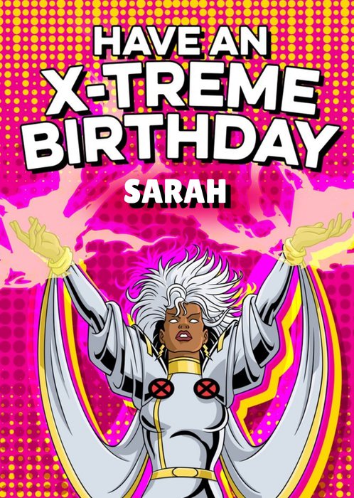 Marvel Xmen Have An Extreme Birthday Card
