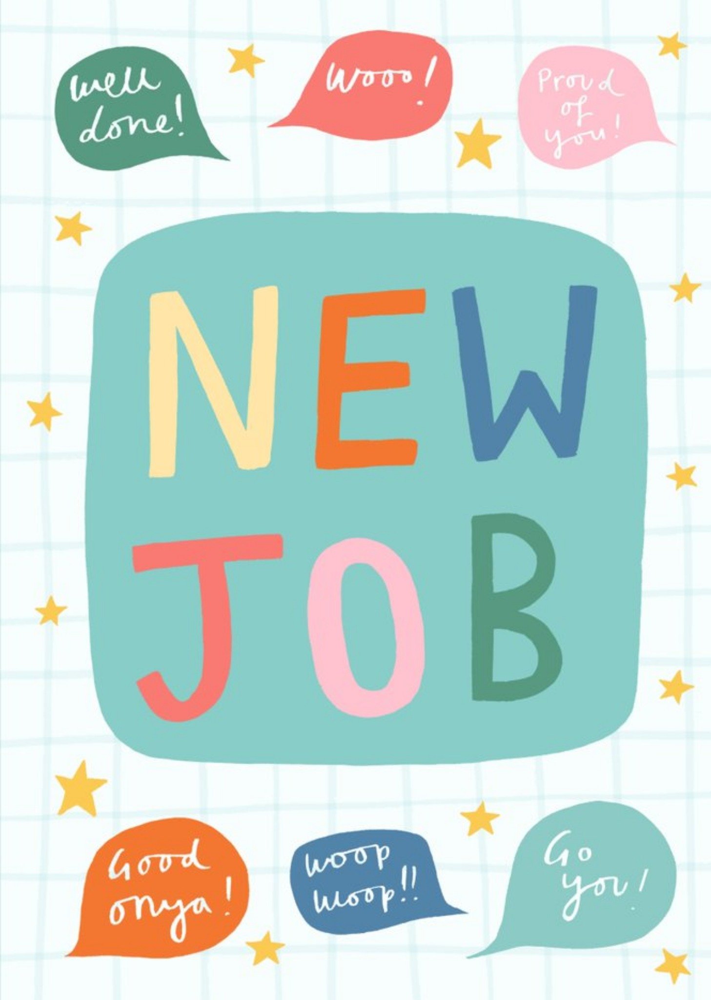 Stella Isaac Illustration New Job Card Ecard