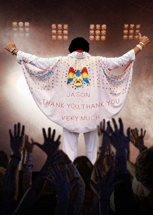 Elvis Cape Personalised Thank You Card
