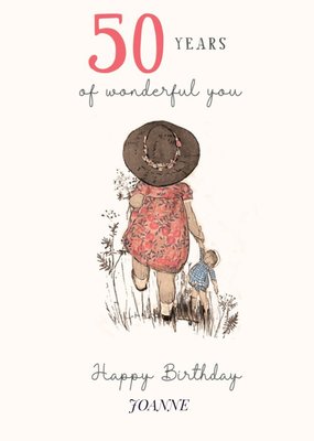50 Years of Wonderful You Birthday Card