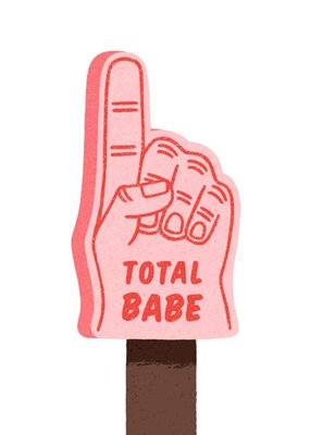 Folio Total Babe Just a note Card