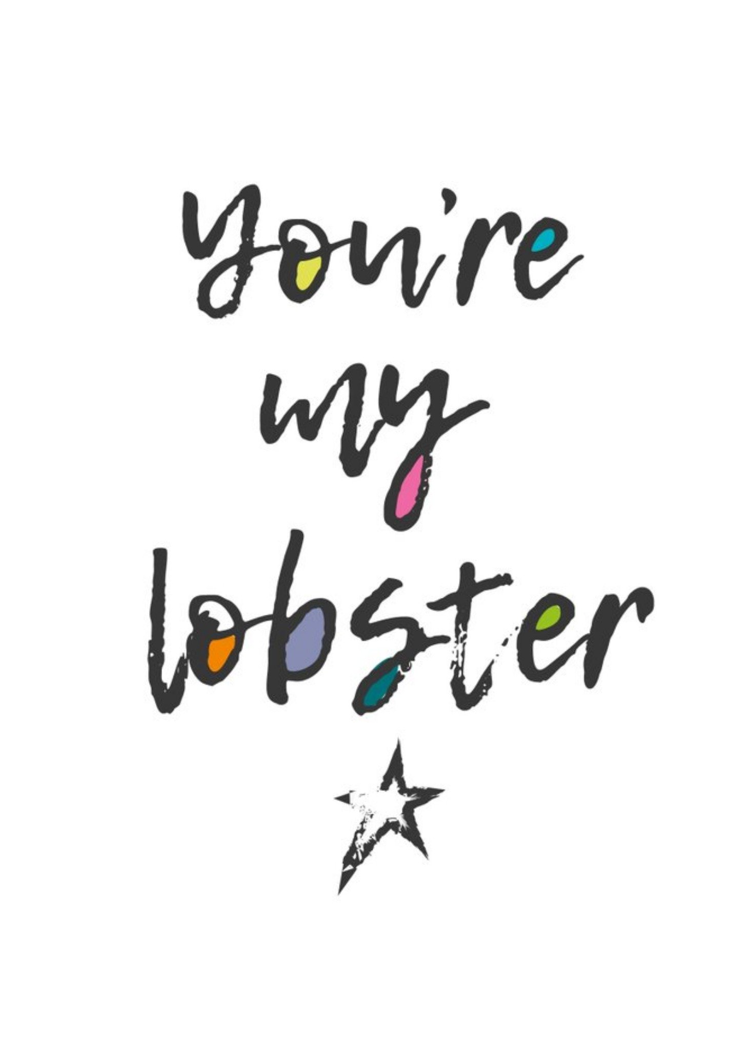 You Are My Lobster Card Ecard