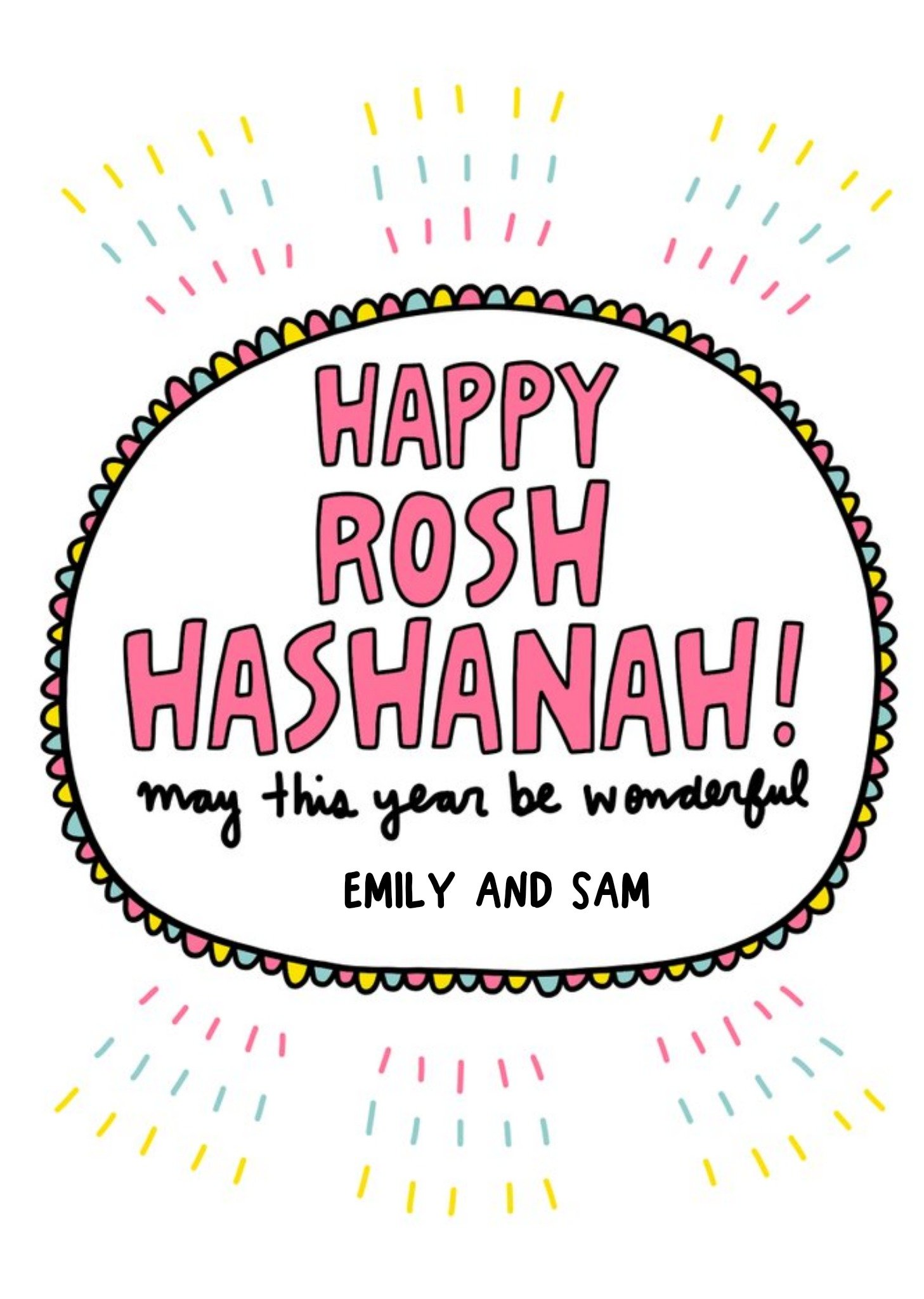 Moonpig Angela Chick Happy Rosh Hashanah Card Ecard
