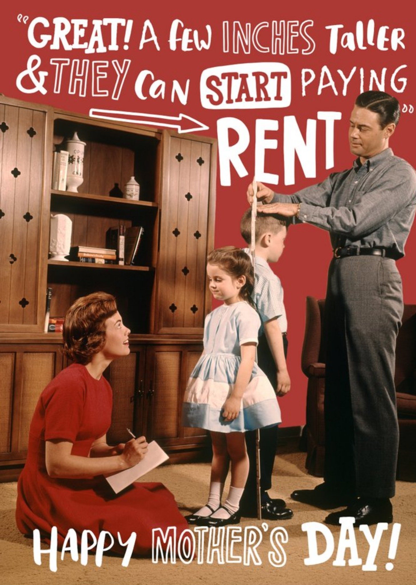 Funny Start Paying Rent Mother's Day Card Ecard