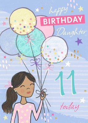 Raspberry Fizz Character illustration personalised age Birthday card