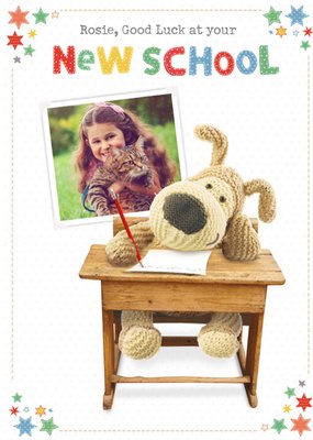 Boofle New School Personalised Card