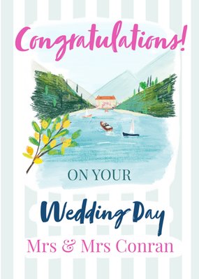 On Your Wedding Day Congratulations Card
