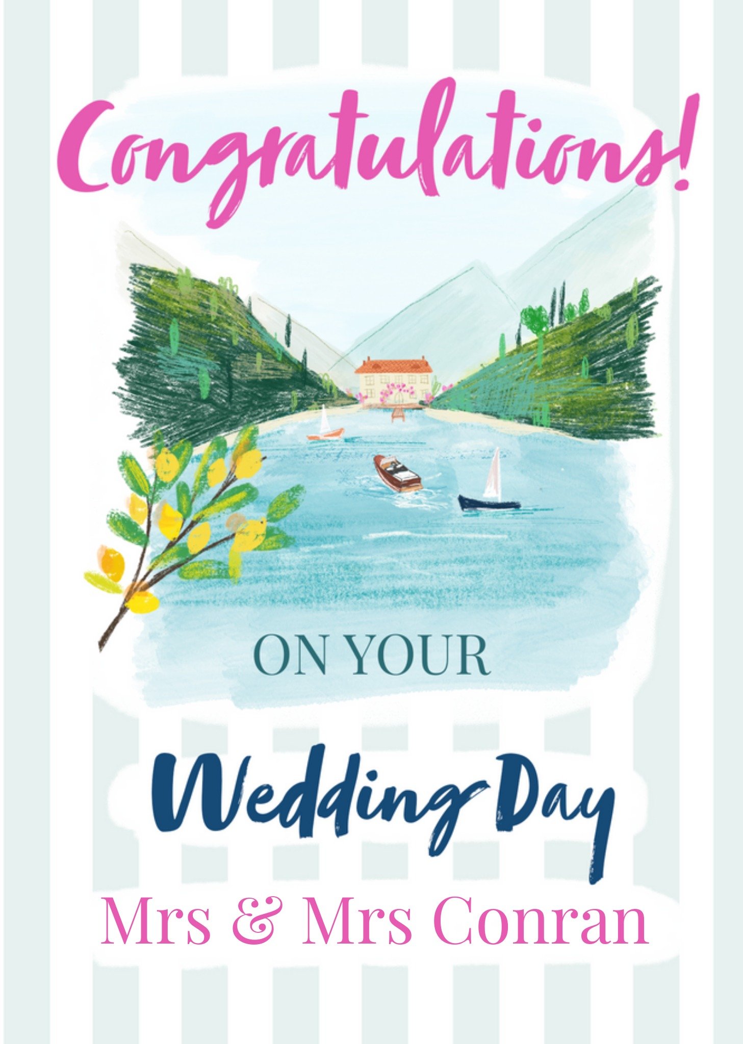 On Your Wedding Day Congratulations Card Ecard