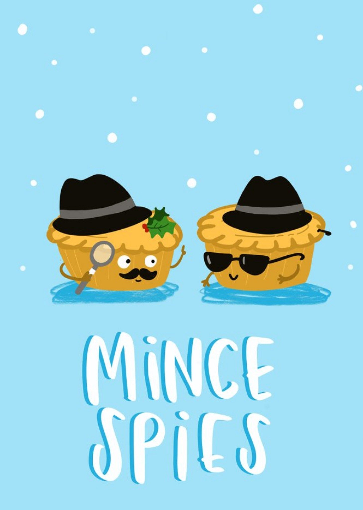 Moonpig Mince Spies Pies Funny Christmas Card Ecard