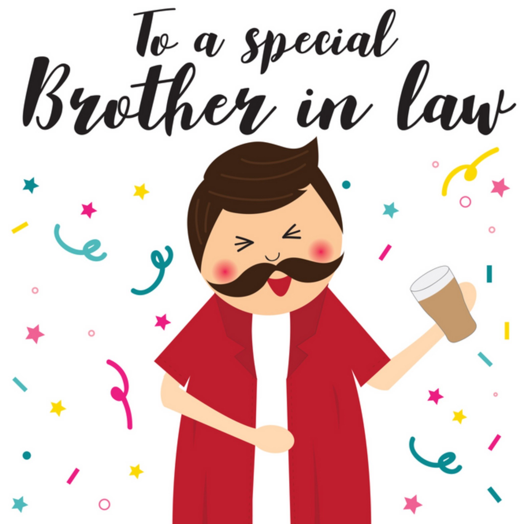 Moonpig To A Special Brother In Law Card, Large