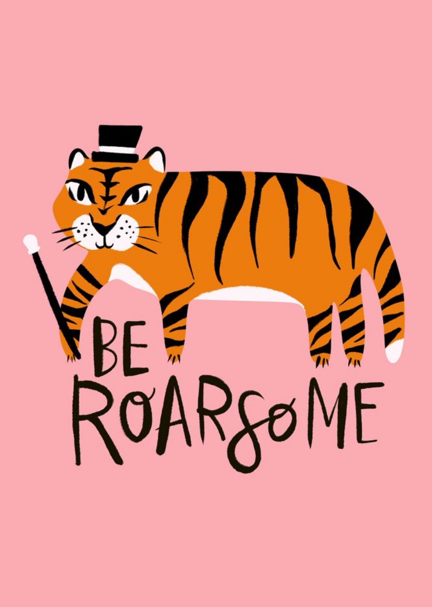 Be Roarsome Magic Tiger Card Ecard