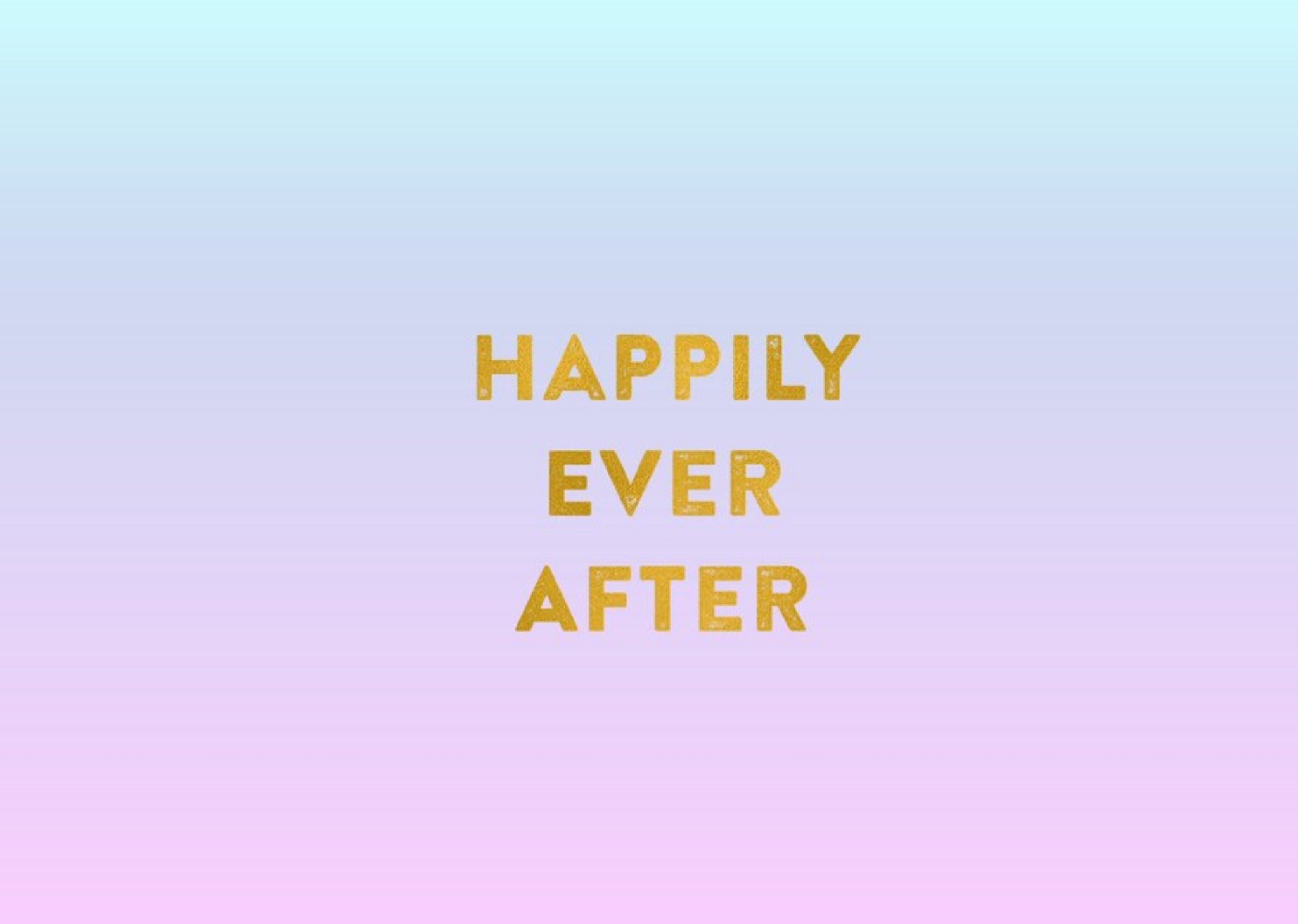 Pastel Wash Happily Ever After Personalised Wedding Day Card