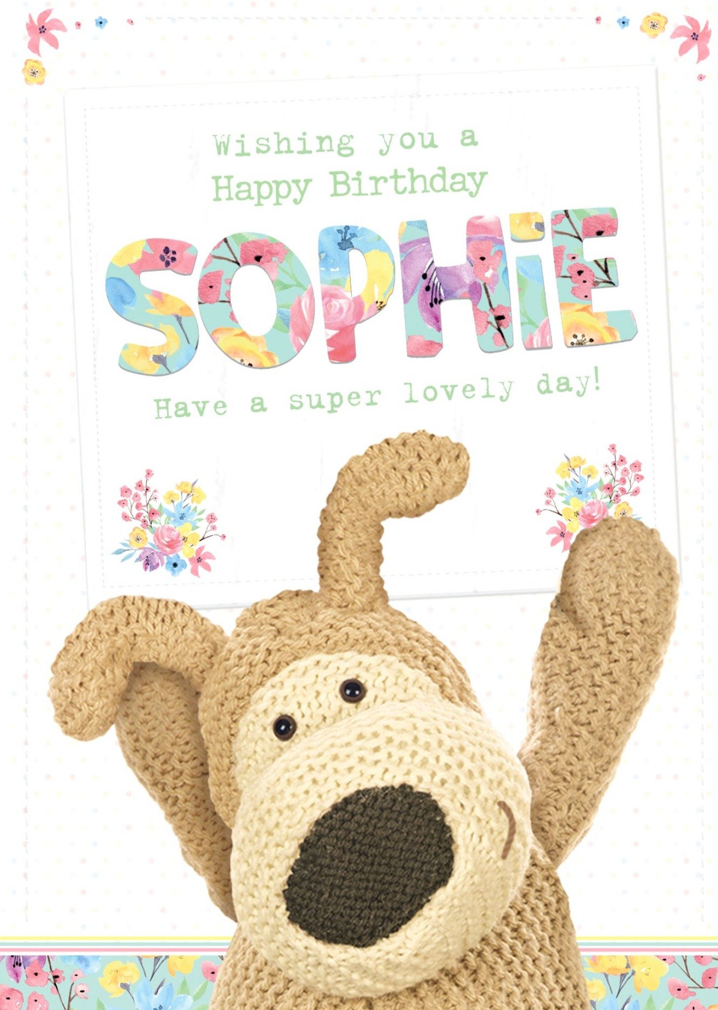 Boofle Personalised Birthday Card