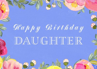 Birthday Card - Mum - floral - traditional