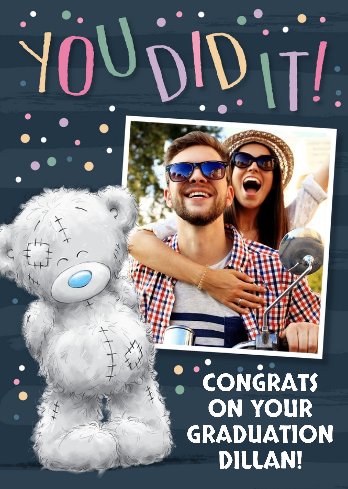 Tiny Tatty Teddy Tatty Teddy You Did It Card. Ecard