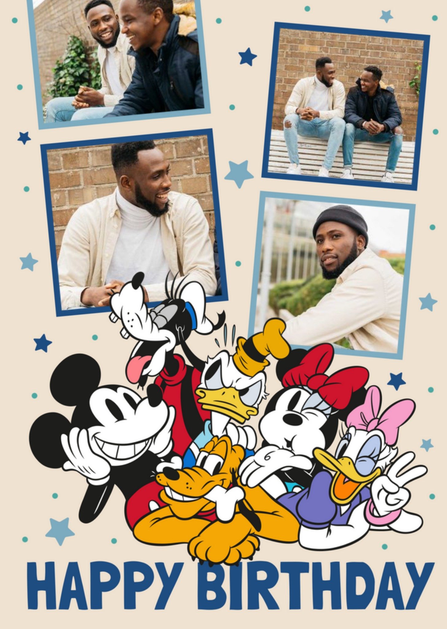 Mickey Mouse Disney Photo Upload Birthday Card Ecard