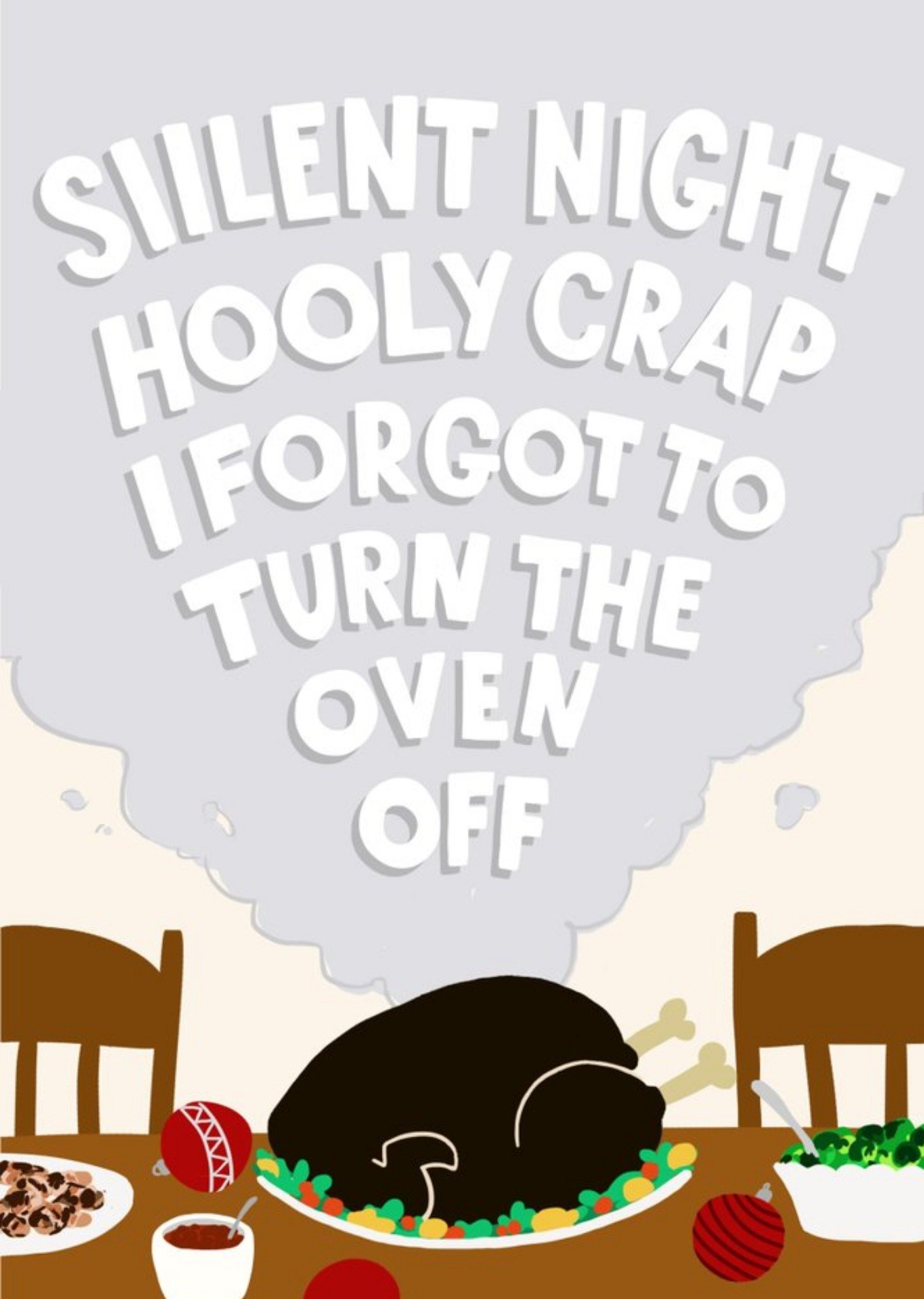 Forgot To Turn The Oven Christmas Card Ecard