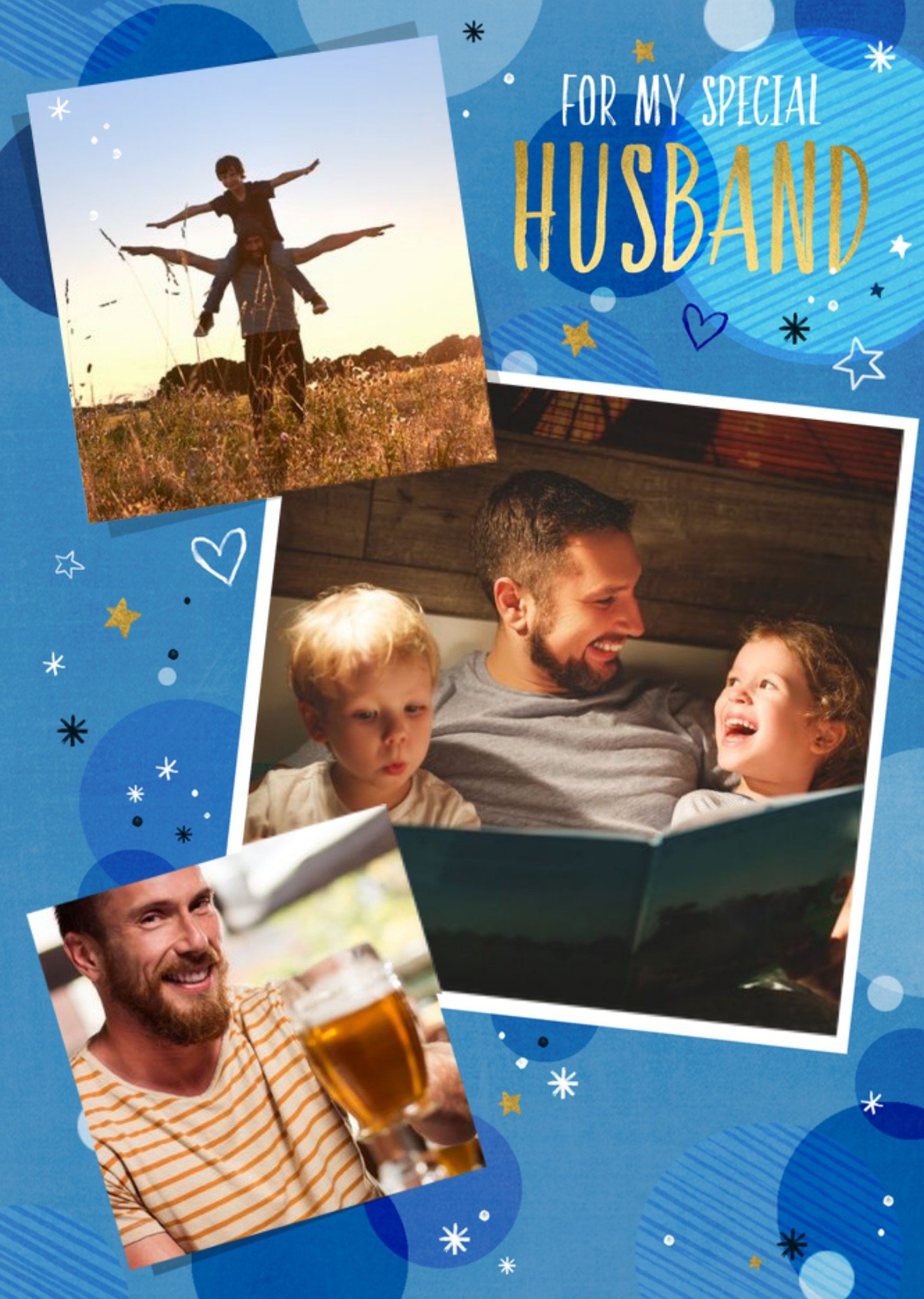 For My Special Husband Photo Upload Father's Day Card Ecard