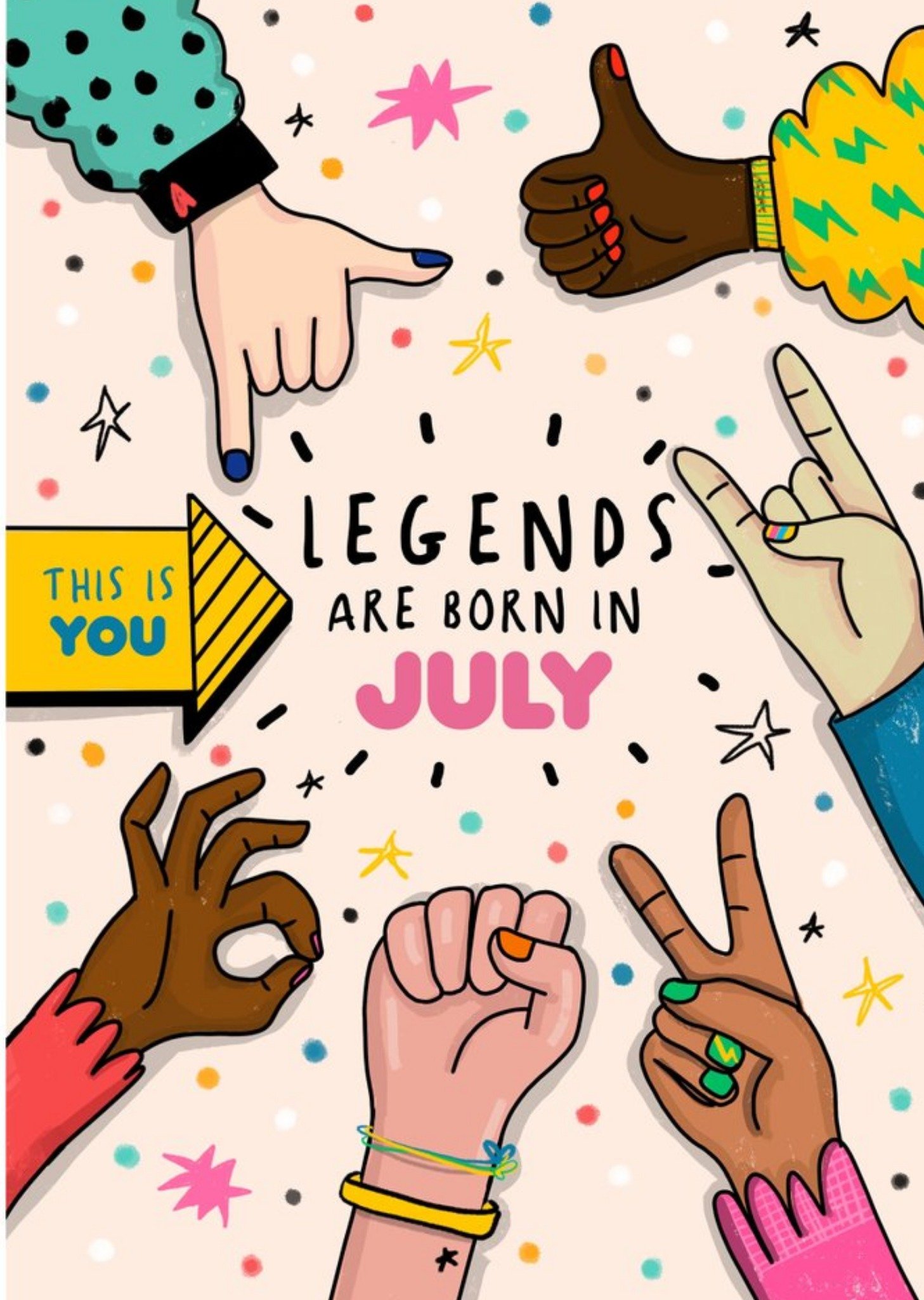 Legends Are Born In July Card Ecard