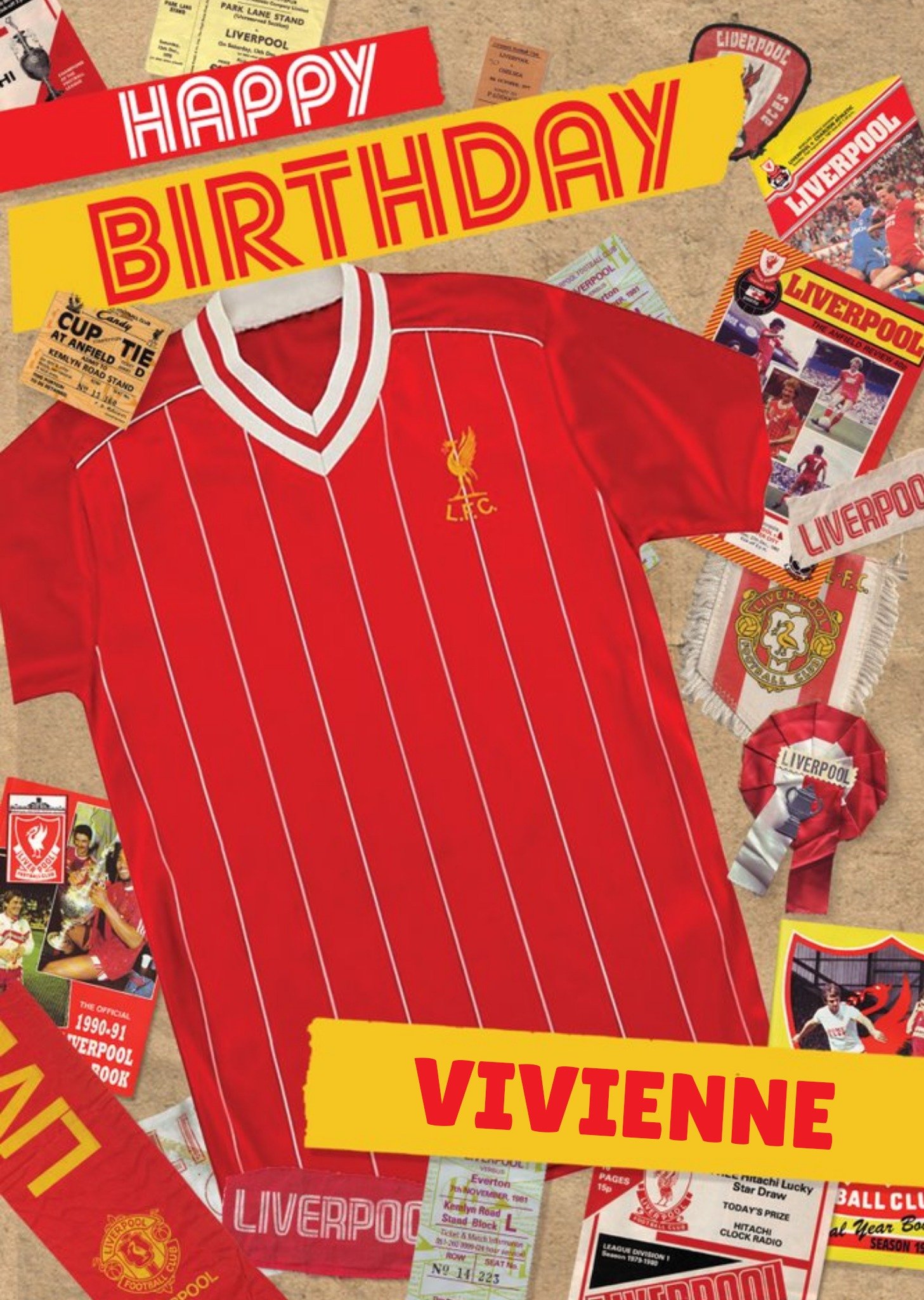 Liverpool Fc Birthday Card Ecard