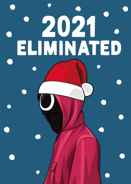 2021 Eliminated Funny Topical TV Show Christmas Card | Moonpig