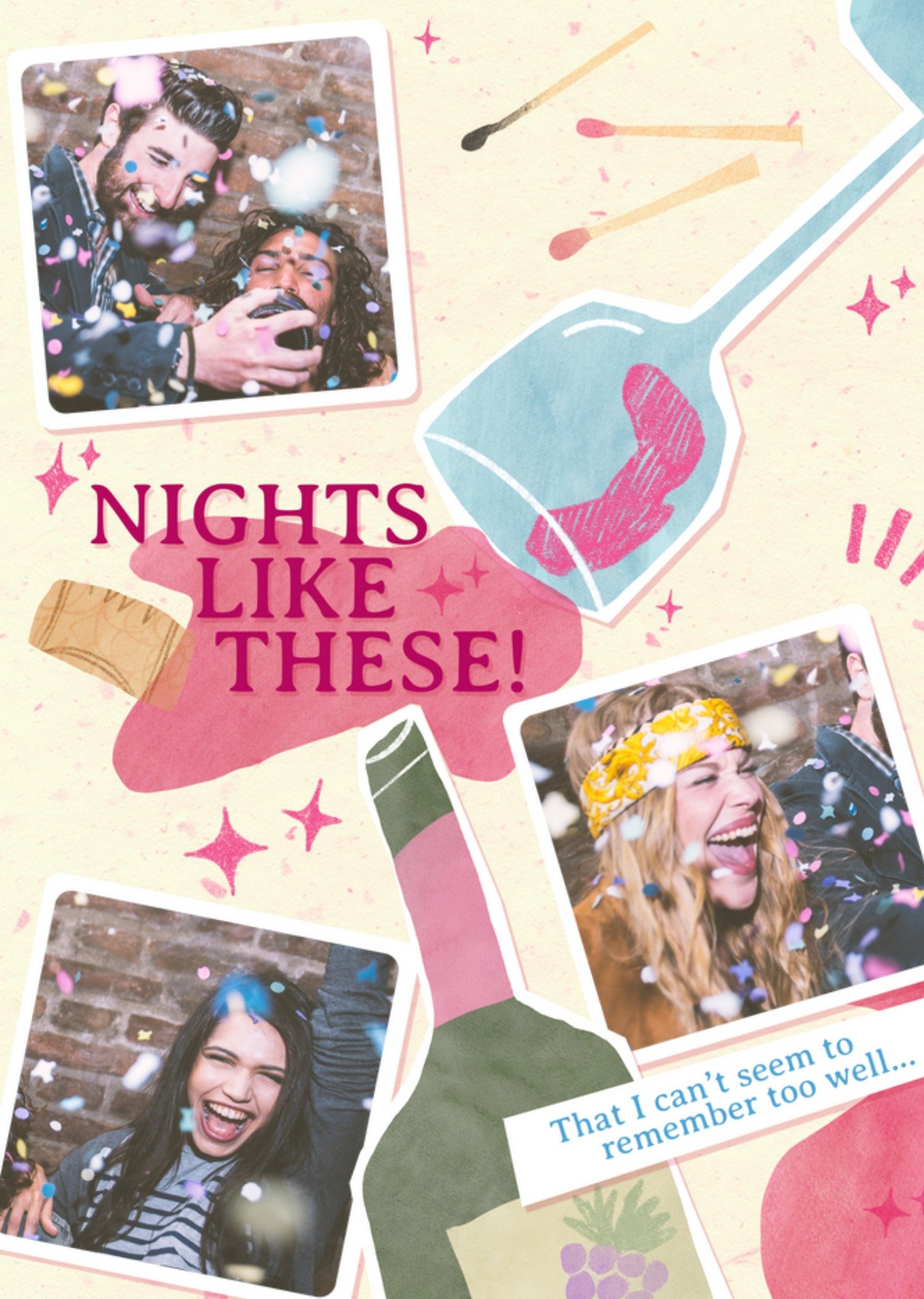 Nights Like These Photo Upload Birthday Friendship Card Ecard