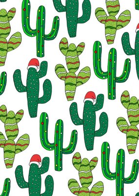 Cactus Christmas Tree Christmas Card