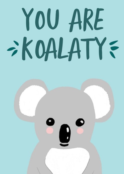Gabi & Gaby Cute Illustrated Koala Pun Card