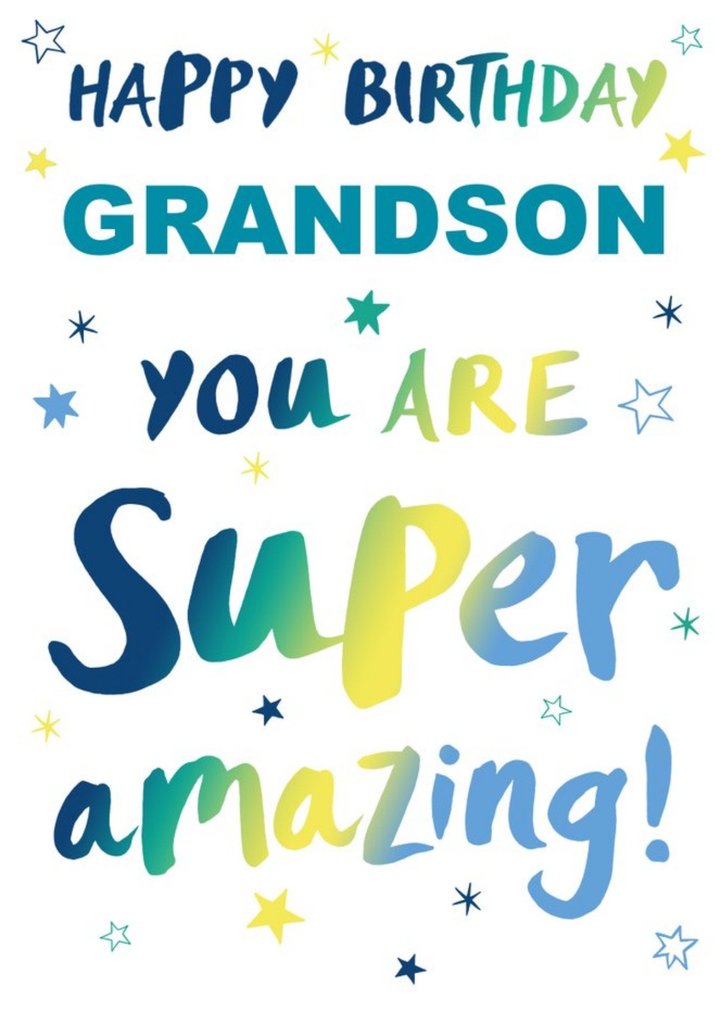 Moonpig Happy Birthday Grandson You Are Amazing Card Ecard