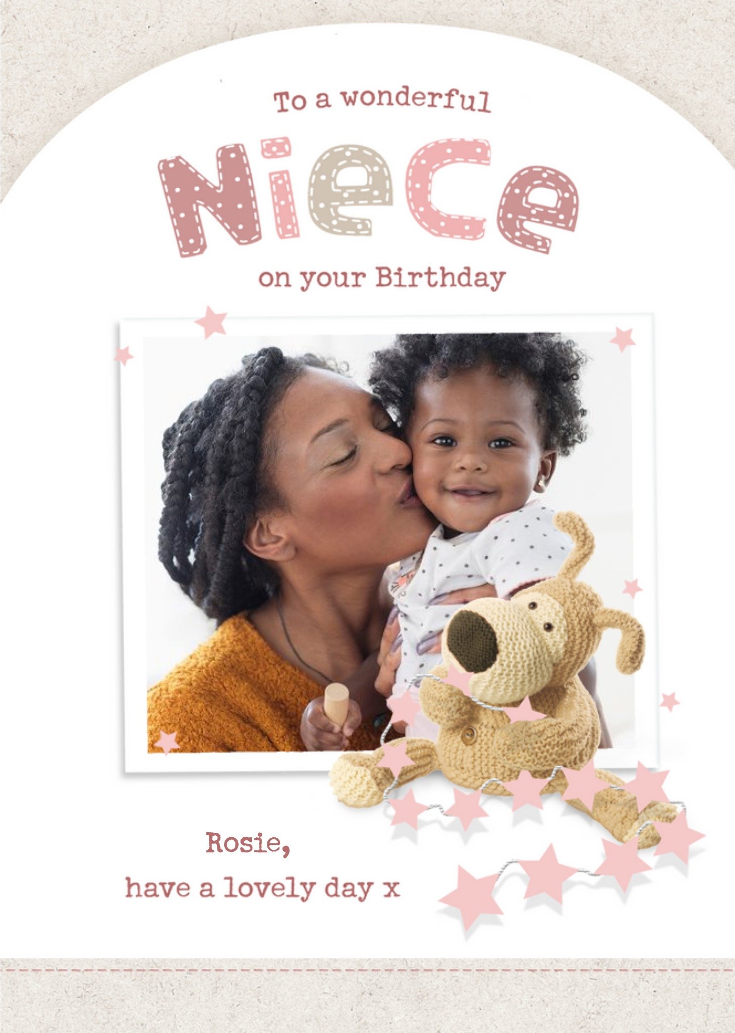 Boofle Wonderful Niece Photo Upload Birthday Card Ecard