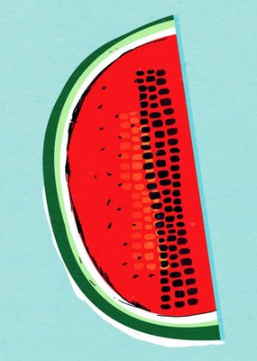 Graphic Melon Personalised Greetings Card