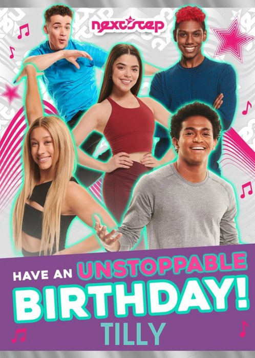 The Next Step Have an Unstoppable Birthday Card