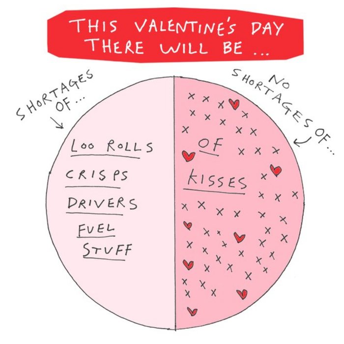 Felt Studios Funny Illustrated Cute Valentine's Card