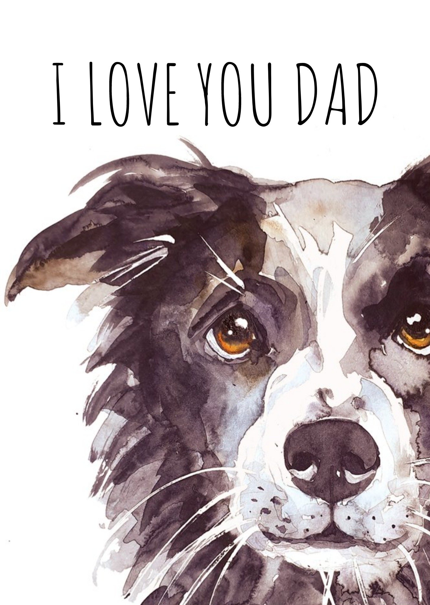 Jo Scott Art Animal Father;s Day Card Ecard