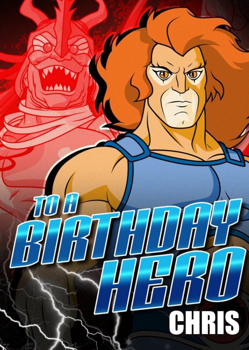 Thundercats To A Birthday Hero Birthday Card