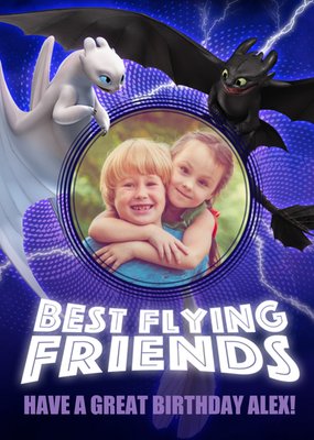 Best Flying Friends - How To Train Your Dragon Birthday Card